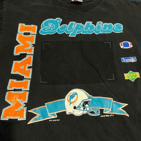 Vintage 1994 Sport Attack Miami Dolphins Tshirt Large - Picture 3 of 4
